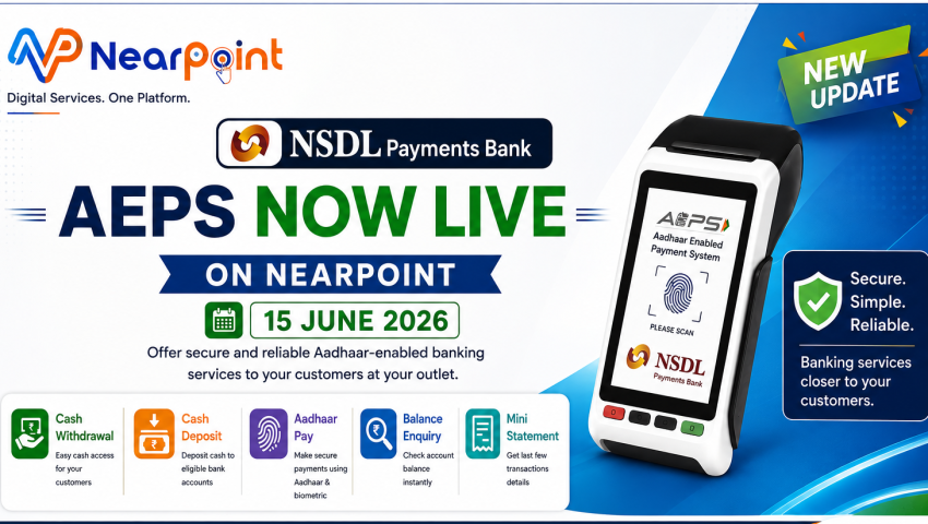 NSDL Payments Bank AEPS Now LIVE on NearPoint